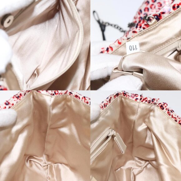 PRADA Shoulder Bag Sequin Red Auth 127445V - Picture 14 of 15